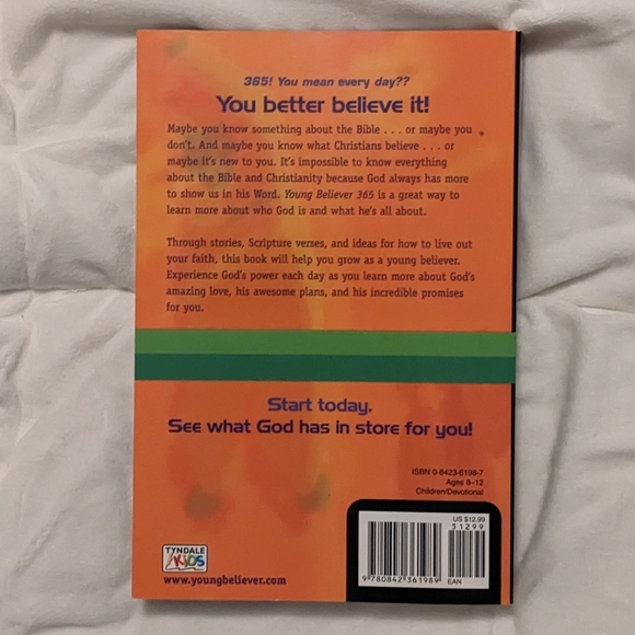 💥☎️ LAST CALL Young Believer 365 Devotional Book by Stephen Arterburn - Picture 2 of 2